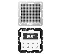 Radio numérique DAB A1 WW - JUNG - Smart DAB+ - 1 haut-parleur - Blanc - Encastré