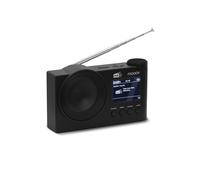 Radio numérique DAB+, FM, Bluetooth et réveil - noire