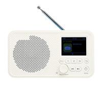 Radio Numérique Dab Portable, Lecteur MP3 à écran Couleur 2,4 Pouces avec Radio FM, Tuner Numérique Radio Rechargeable et Préréglages, Prise en Charge de la Carte TF, Réveil et Minuterie de