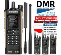 Radio numérique DMR BAOFENG DM32, talkie-walkie GPS double mode analogique, double slot temporel, APRS, cryptage AES256, radio amateur DM-32UV Khaki