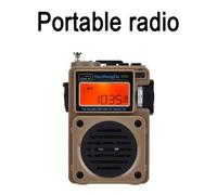 Radio numérique FM/AM/SW avec Mini écran LCD, haut-parleur, bande complète avec réveil, chargement USB, carte TF, lecteur de musique, 1 pièce