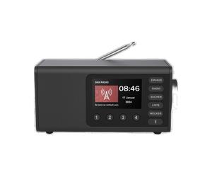Radio numérique Hama Digitalradio DR1001 avec fonction de réveil couleur noir