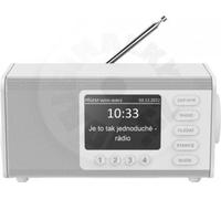 Radio numérique Hama DR1000, FM/DAB/DAB+, blanc