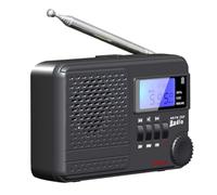 Radio Numérique Multibande Portable Stéréo Noire 800mah