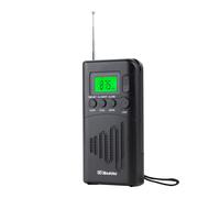 Radio Numérique Portable Mini 202L Version Améliorée avec Affichage Numérique FM/AM Noir Pour Usage Domestique et Professionnel