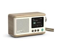 Pure DAB+ Radio Classic Mini Portable Numérique Crème, Bois