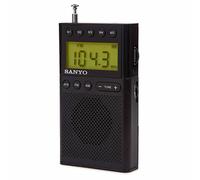 Radio numérique portable Sanyo Noir AM/FM