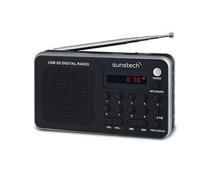 Radio numérique portable Sunstech RPDS32SL Argenté