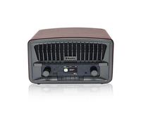 Radio Numérique Portable Vintage DAB+/FM Bluetooth USB, Stéréo, Double Réveil R