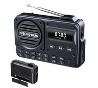 Radio numérique | Son Clair et réception optimale | Radio météo | Idéale pour Voyages, déplacements Pro, Road Trip, Maison, école, Femmes,