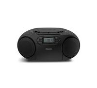 Philips Radio TAZ2200 - Lecteur CD multisource, FM numérique, Bluetooth 6.0, Cassette - Noir