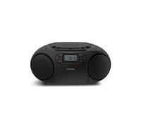 Philips Radio TAZ2200 - Lecteur CD multisource, FM numérique, Bluetooth 6.0, Cassette - Noir