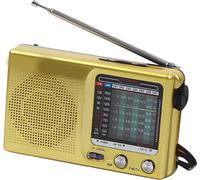 Radio pleine bande Enregistreur radio portable numérique rétro multifonction Mini récepteur radio