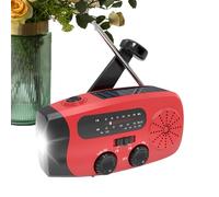 Radio Portable | 20000mAh Batterie Radio avec Cellule Solaire - Multibande Manivelle à Main USB Rechargeable Lecteur MP3 pour Survie Randonnée Urgence Camping