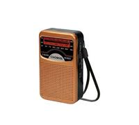 Radio Portable 3 Bandes FM / AM / SW Haute Précision et Compact Marron