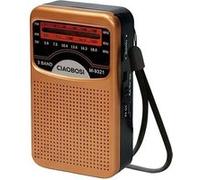 Avizar Radio Portable 3 Bandes FM / AM / SW Haute Précision et Compact Marron