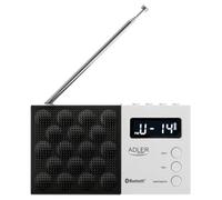 Radio Portable - ADLER - AD 1908 - Bluetooth 5.0 - Écran LCD - Batterie Amovible 800 mAh