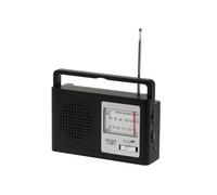 Radio, portable, AM et FM, antenne, fonctionnement sur secteur et sur batterie, AD 1909