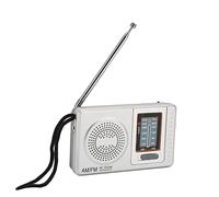 Radio Portable AM/FM, Bewinner, Personnelle à Piles 2AA avec Réception Longue Portée, Radio à Transistor AM/FM à Puce Haut-Parleur Intégré pour Les Urgences de Voyage