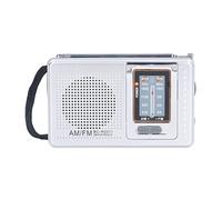Radio Portable AM/FM - Fonctionne sur Piles, boîtier ABS étanche, Compact pour Une Utilisation en extérieur et en Cas d'urgence (BC-R2011)