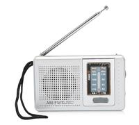Radio Portable AM FM, Radio de Poche Portable Haut-Parleur Intégré, Radio-réveil Digtail, 2 Piles AA avec Réception Longue Portée, pour Urgence Intérieure Extérieure