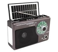 Radio Portable AM FM - Radio FM Portable | FM SW Trois Bandes Alimentation Solaire Charge LED Éclairage Lecteur de Musique USB TF Sans Fil , Voyage, Douche, Poste de Travail Et Coupure De Courant