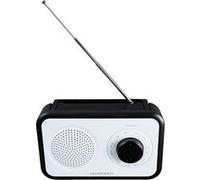 Radio portable analogique Schneider SC020W Blanc et Noir Blanc et Noir G