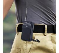 Radio Portable | Appareil Radio AM FM Léger - avec Lampe Torche Compacte Polyvalente Outil de Secours Camping Randonnée Voyage Maison Activités Extérieures