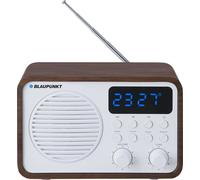Radio portable avec Bluetooth et USB BLAUPUNKT PP7BT, couleur : bois brun/blanc