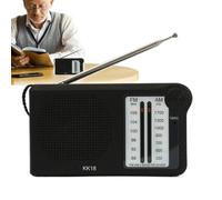 Radio portable avec haut-parleur intégré | Récepteur multifonction avec sangle pour voiture, troisième âge, camping-car, randonnée et camping