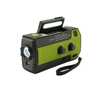 Radio Portable - avec Lampe Torche à LED Et Petit Panneau Solaire - Radios Météo AM avec Lampe SOS | pour Intérieur Et Extérieur Maison Bureau Camping Pique-Nique Plage Randonnée Pêche