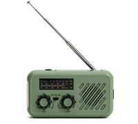 Radio portable avec lampe torche batterie rechargeable USB solaire et dynamo