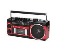 Radio portable - AVIZAR - Multifonction - FM/AM/SW - Lecteur cassette - Bluetooth