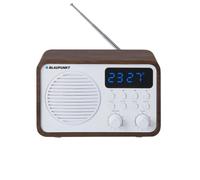 Radio Portable - BLAUPUNKT - PP7BT - Bluetooth - USB - Marron Bois/Blanc