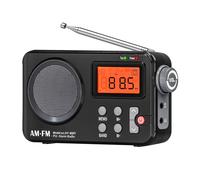 Radio portable Bluetooth AM/FM avec affichage numérique LCD et réveil