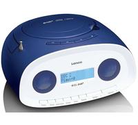 Radio portable Boombox DAB +/FM avec lecteur CD et USB, AUX, MP3 Lenco SCD-69 Bleu