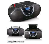 Radio portable Boombox - radio DAB+- FM - Bluetooth- lecteur CD- Cassette Ecran couleur