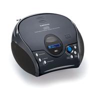 Radio portable CD Bluetooth® Lenco SCD-24DAB BK Noir-Argent