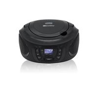 Radio Portable DAB / DAB+ / FM, Lecteur CD-MP3, USB, Stereo, Télécommande,, CDR-375D+/BK, , Noir