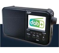Radio portable DAB+ et FM - CGV - DR7+ - Écran couleur TFT 2,4 - Prise casque - Éco-consommation