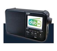 Radio portable DAB+ et FM - CGV - DR7+ - Écran couleur TFT 2,4"" - Prise casque - Éco-consommation