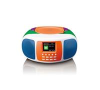 Radio portable DAB+/FM avec Bluetooth, lecteur CD et grand écran couleur LCD SCD-861KIDS Noir-Gris