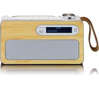 radio Portable DAB+ FM Bluetooth avec Batterie intégrée 2000 mAh 3W bois blanc