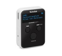 Radio Portable DAB+/FM - TechniSat - DIGITRADIO Mobil 2 - Écran OLED - Batterie Intégrée - Noir/Blanc