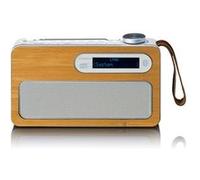 Lenco PDR-040EF - Radio DAB+/FM portable avec batterie rechargeable et Bluetooth® - Bambou
