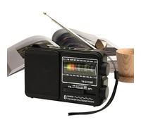 Radio Portable de Poche,Petite Radio Portative sur Piles avec Alertes Météo | Alerte Météo et Accessoires de Survie pour Randonnée Escalade Camping