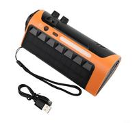 Radio portable d'urgence et météo, à manivelle solaire FM AM multi-bande lampe de poche de survie en plein air batterie rechargeable USB pour camping