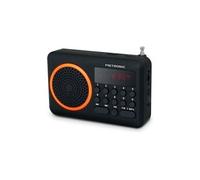 Radio portable FM 477204 orange et noir