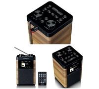 Radio Portable FM/DAB+ Bluetooth 5.0 portable - Haute puissance Noir-Bois