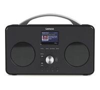 Radio FM / Internet / DAB+ avec Bluetooth Lenco PIR-645BK Noir-Argent